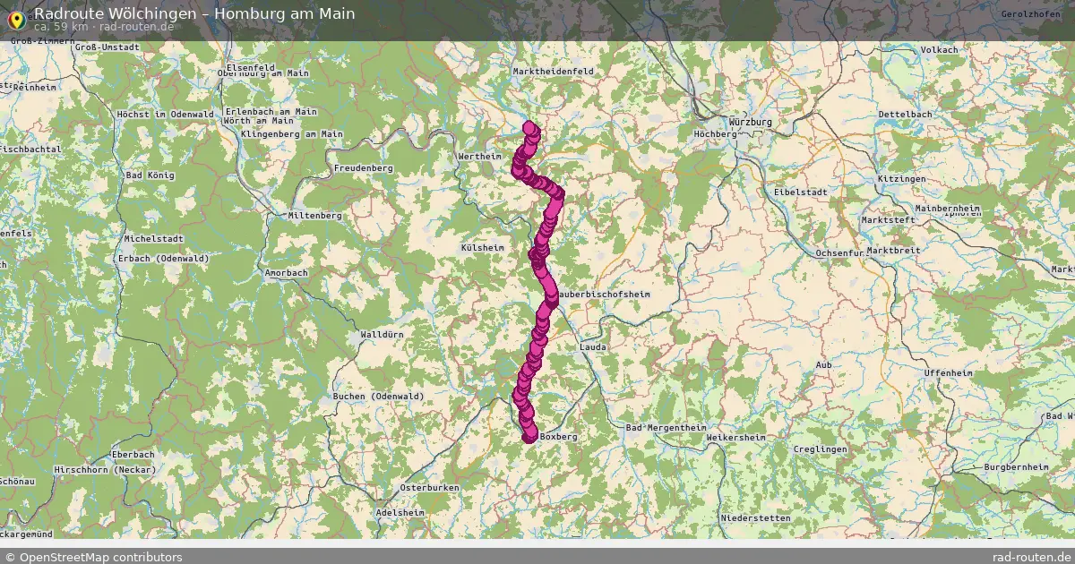 Radtour Wölchingen – Homburg Am Main
