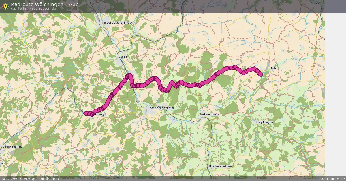 Radtour Wölchingen – Aub