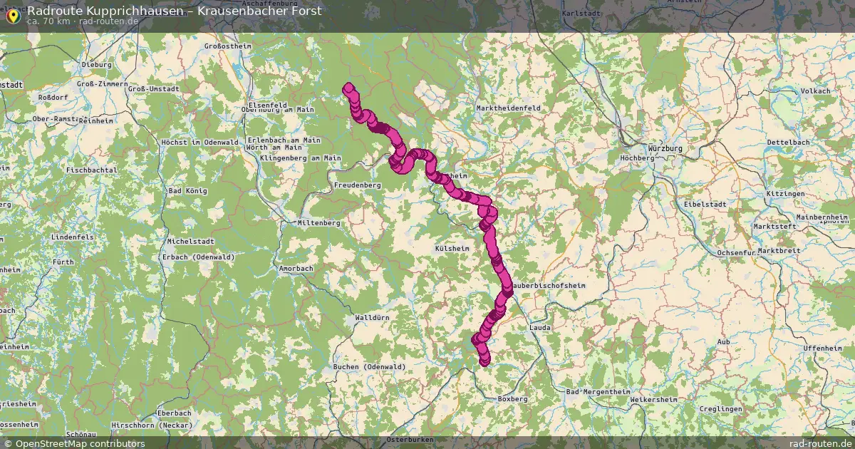 Radtour Kupprichhausen – Krausenbacher Forst