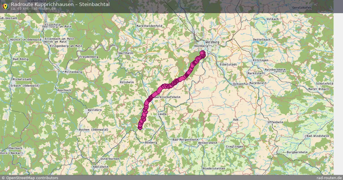 Radtour Kupprichhausen – Steinbachtal