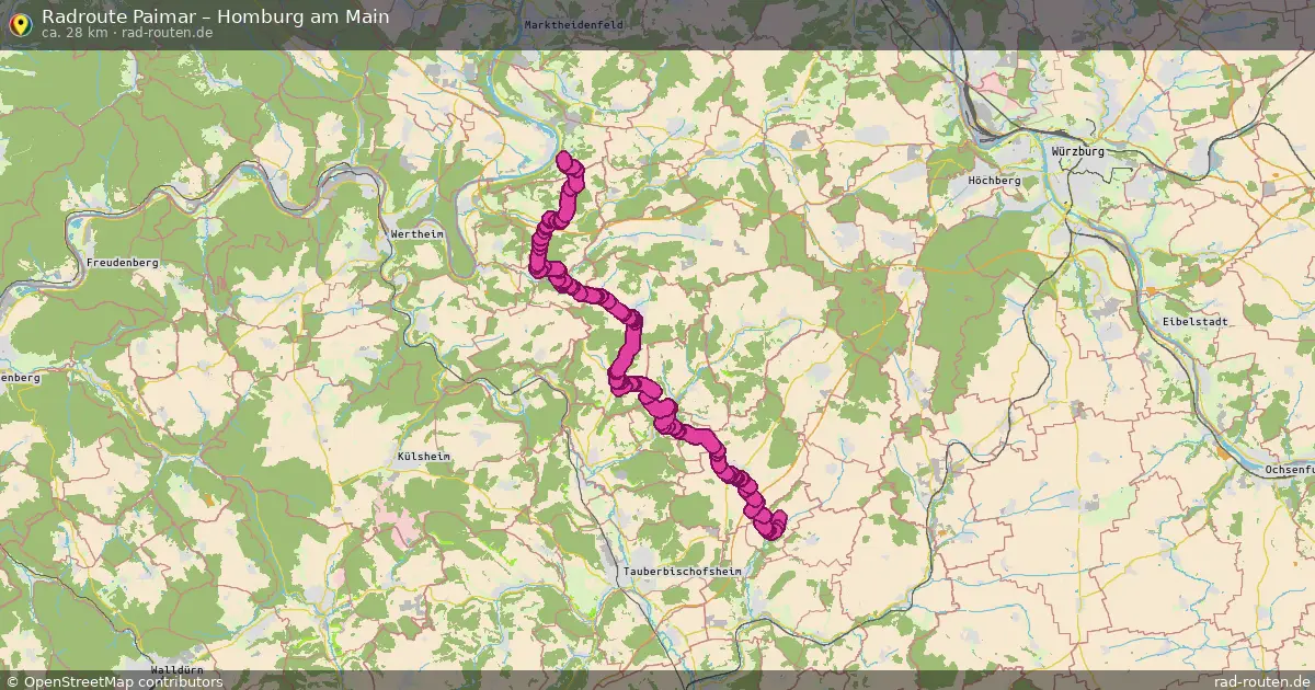 Radtour Paimar – Homburg Am Main