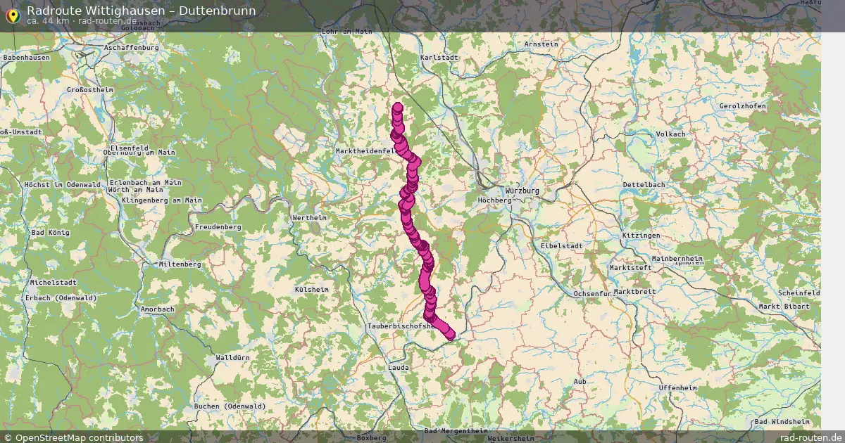 Radtour Wittighausen – Duttenbrunn