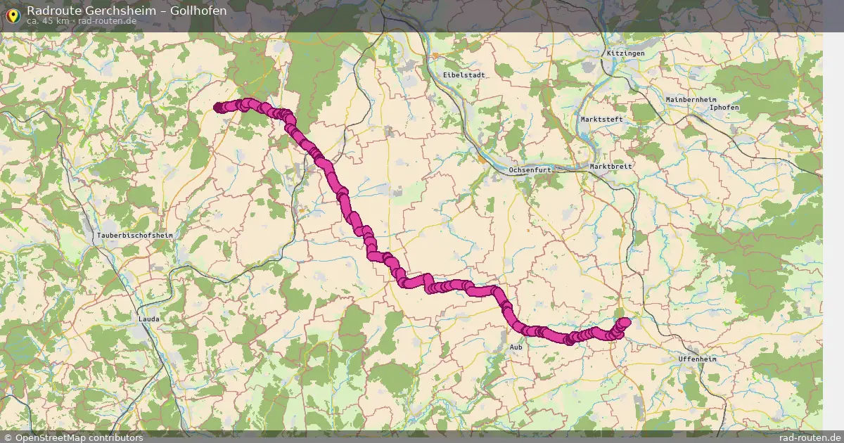 Radtour Gerchsheim – Gollhofen
