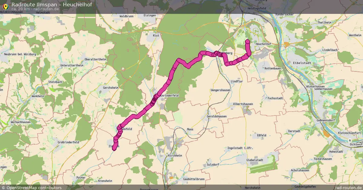 Radtour Ilmspan – Heuchelhof