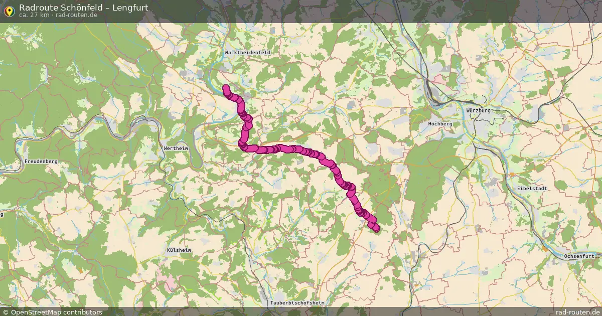 Radtour Schönfeld – Lengfurt