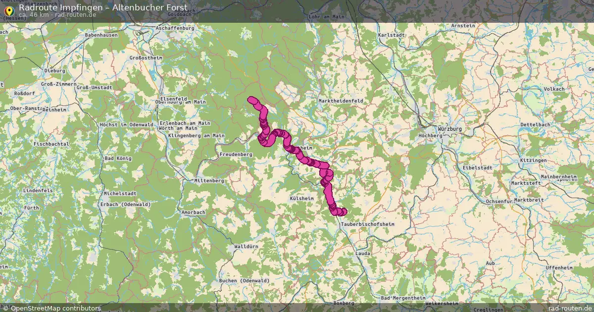Radtour Impfingen – Altenbucher Forst