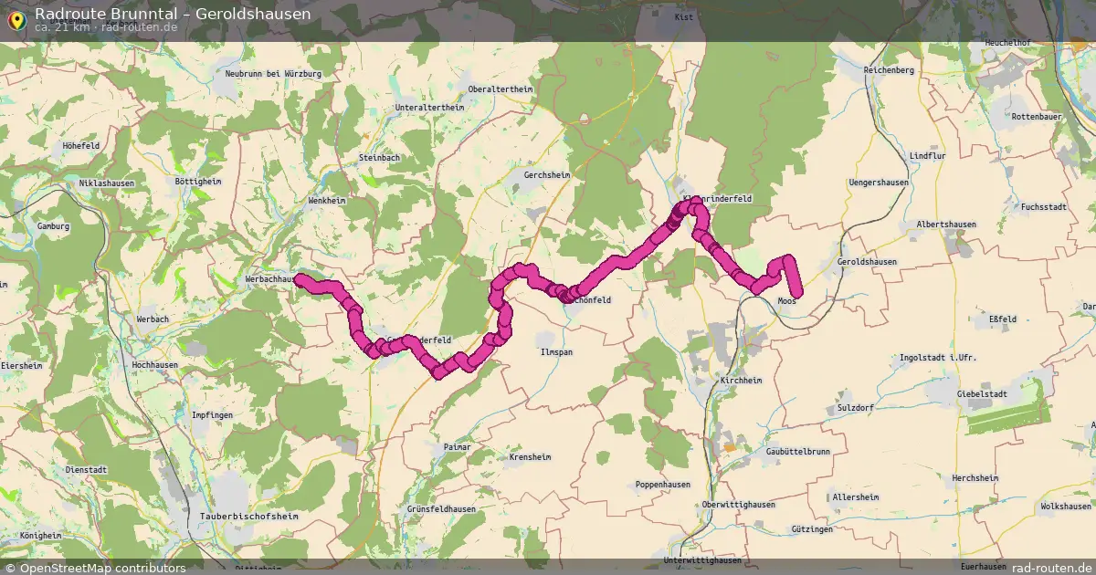 Radtour Brunntal – Geroldshausen