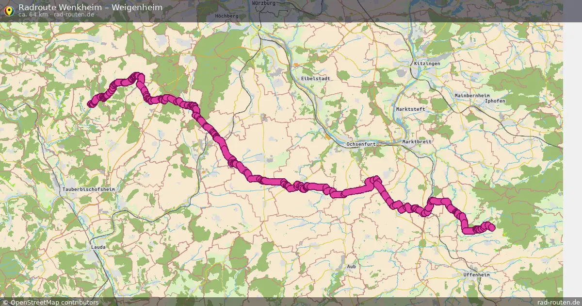 Radtour Wenkheim – Weigenheim