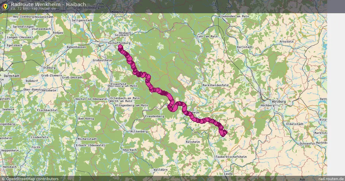 Radtour Wenkheim – Haibach