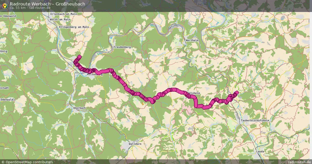 Radtour Werbach – Großheubach