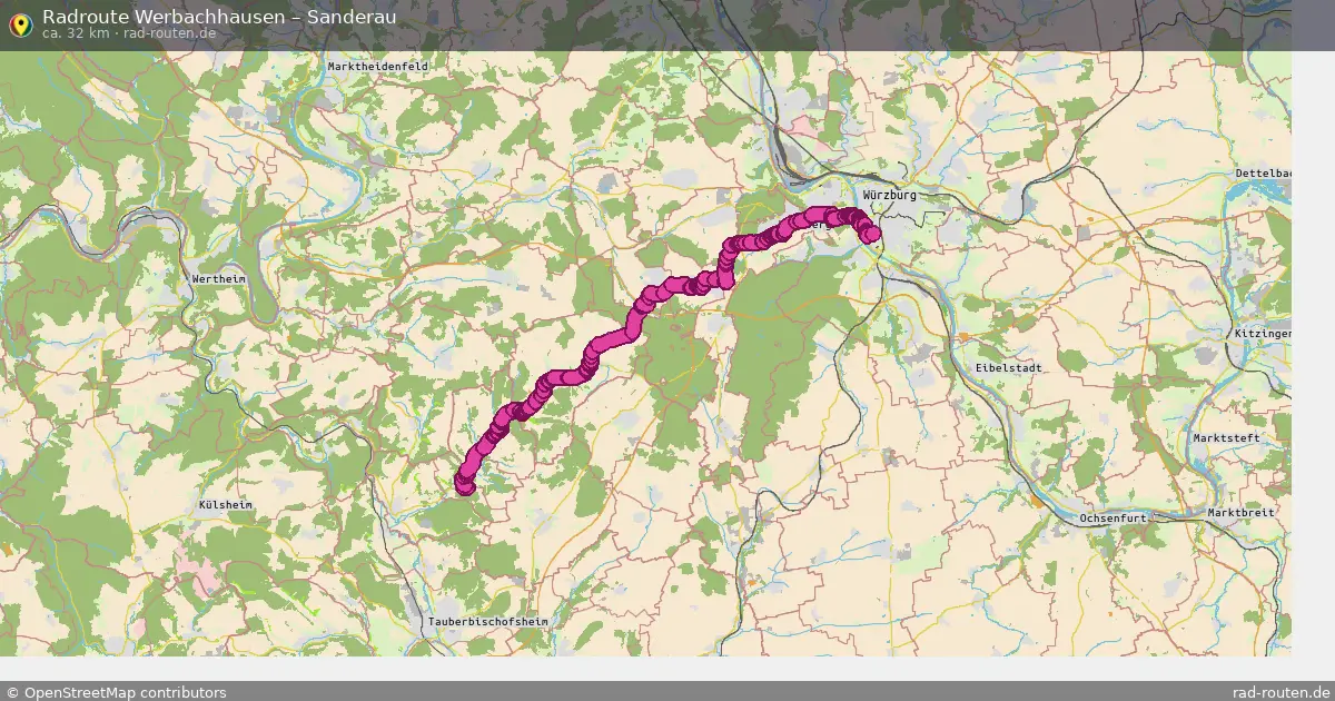 Radtour Werbachhausen – Sanderau