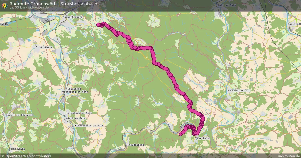 Radtour Grünenwört – Straßbessenbach