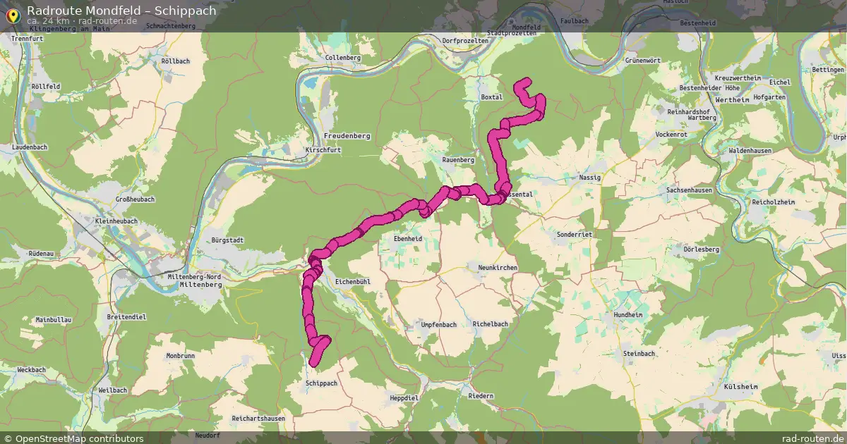 Radtour Mondfeld – Schippach
