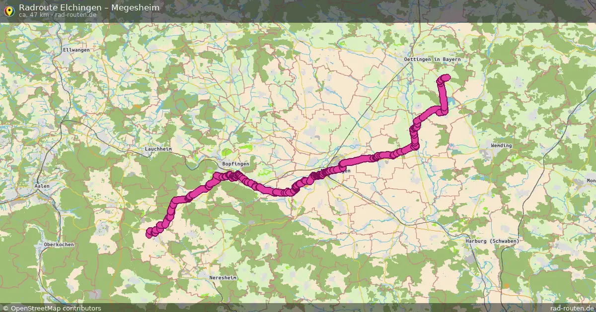 Radtour Elchingen – Megesheim