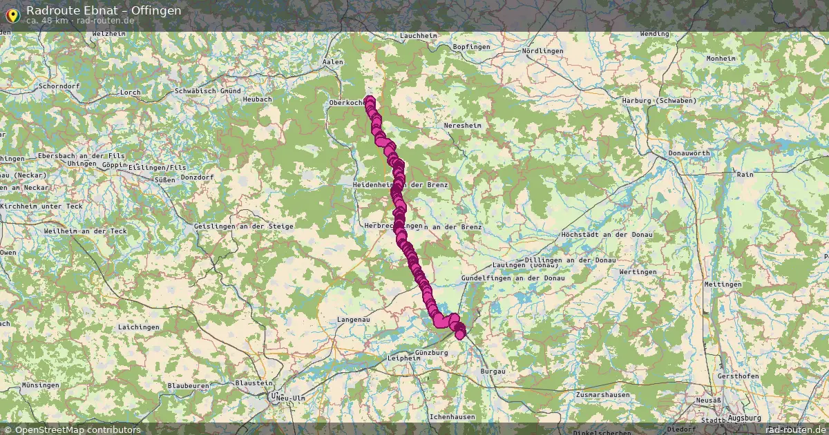 Radtour Ebnat – Offingen