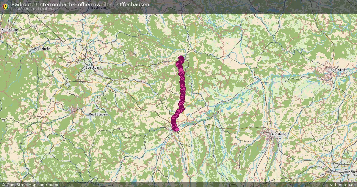 Radtour Unterrombach-Hofherrnweiler – Offenhausen