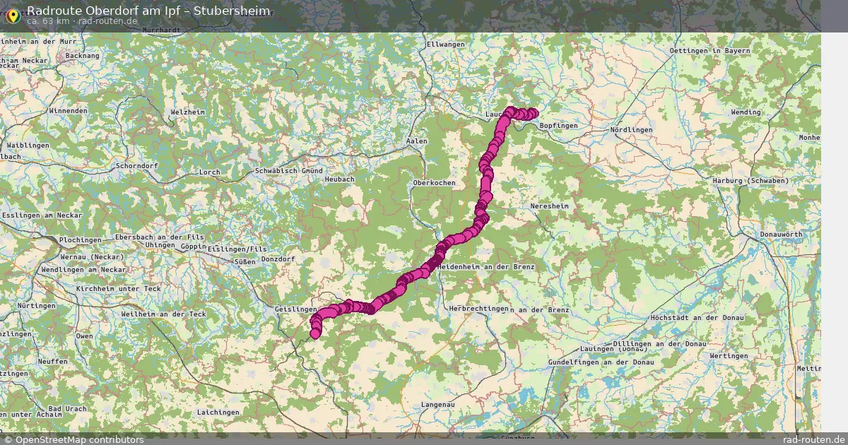Radtour Oberdorf Am Ipf – Stubersheim
