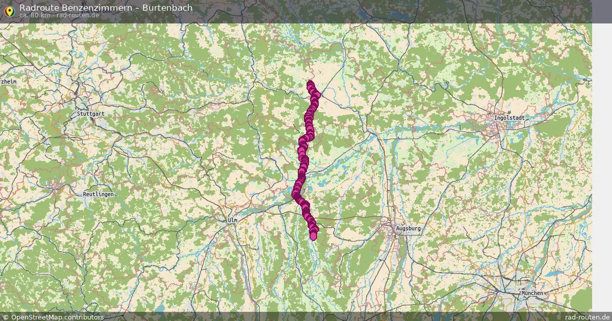 Radtour Benzenzimmern – Burtenbach