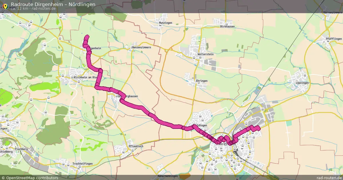 Radtour Dirgenheim – Nördlingen