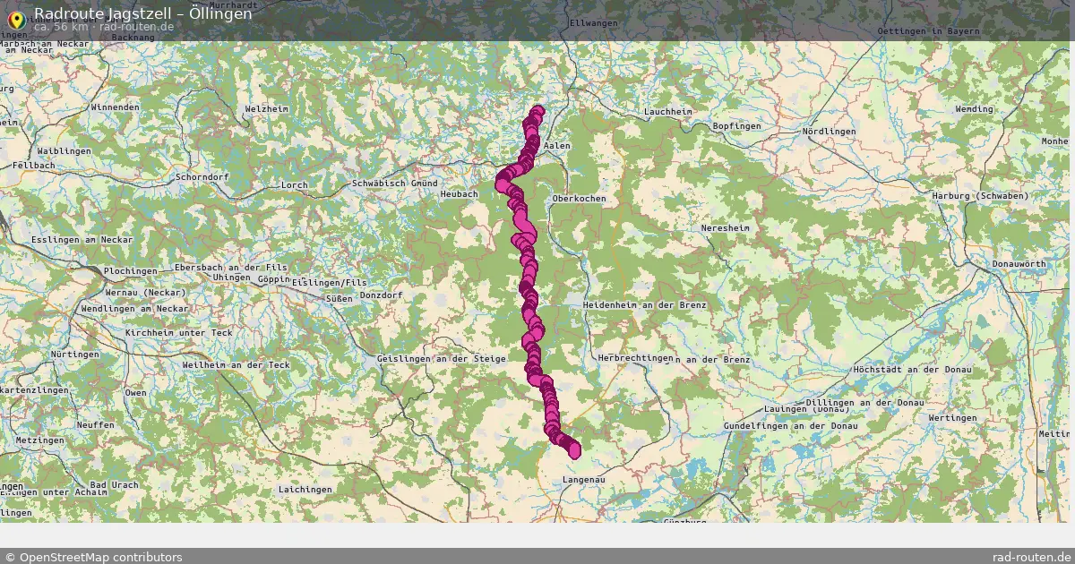 Radtour Jagstzell – Öllingen