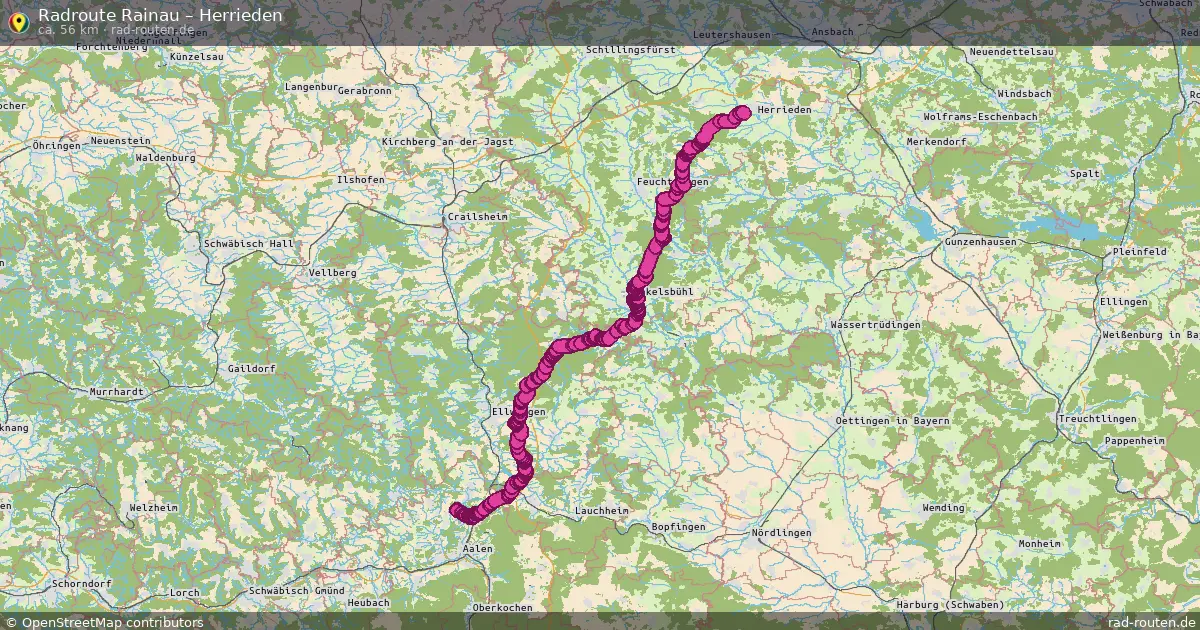 Radtour Rainau – Herrieden