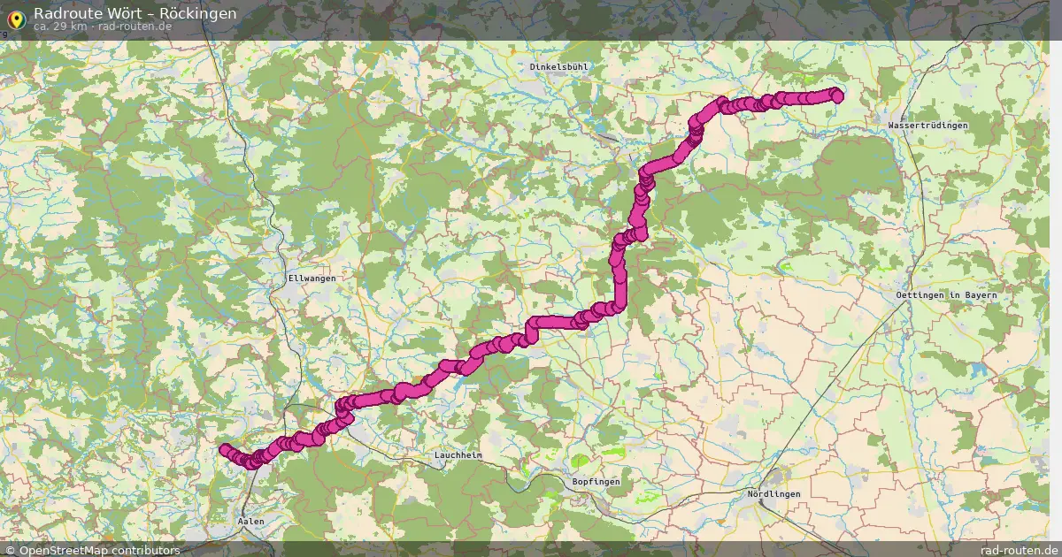 Radtour Wört – Röckingen