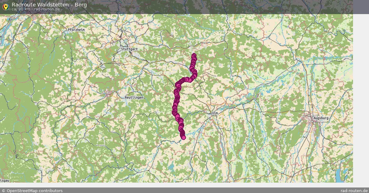 Radtour Waldstetten – Berg