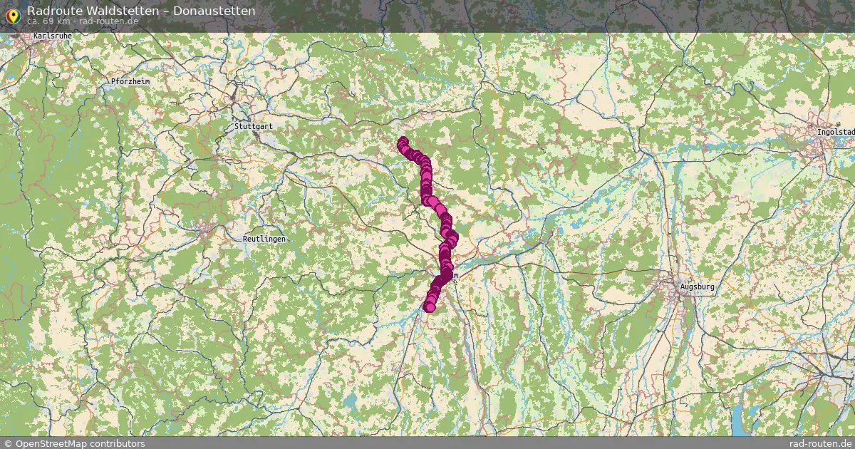 Radtour Waldstetten – Donaustetten