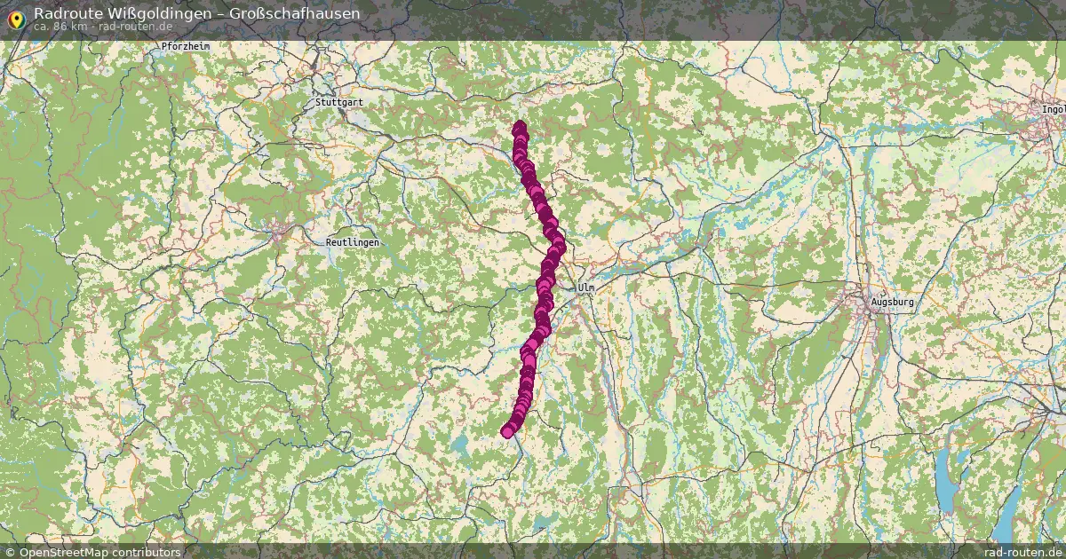 Radtour Wißgoldingen – Großschafhausen