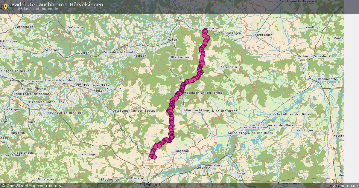 Radtour Lauchheim – Hörvelsingen