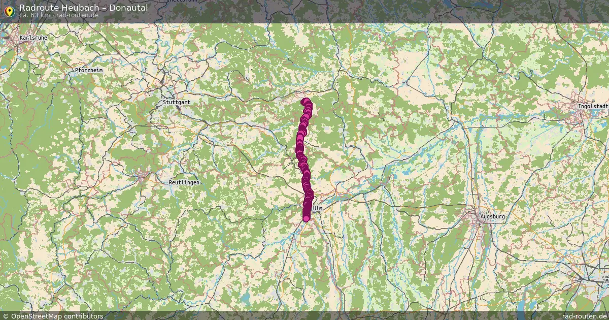 Radtour Heubach – Donautal