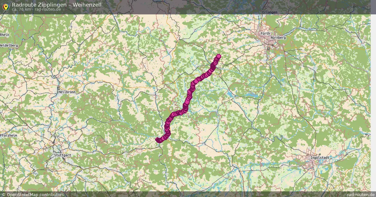 Radtour Zipplingen – Weihenzell