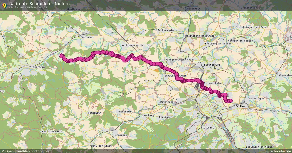 Radtour Schmiden – Niefern