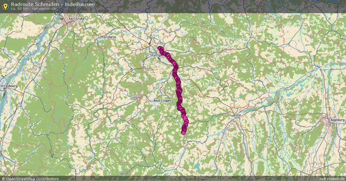 Radtour Schmiden – Indelhausen