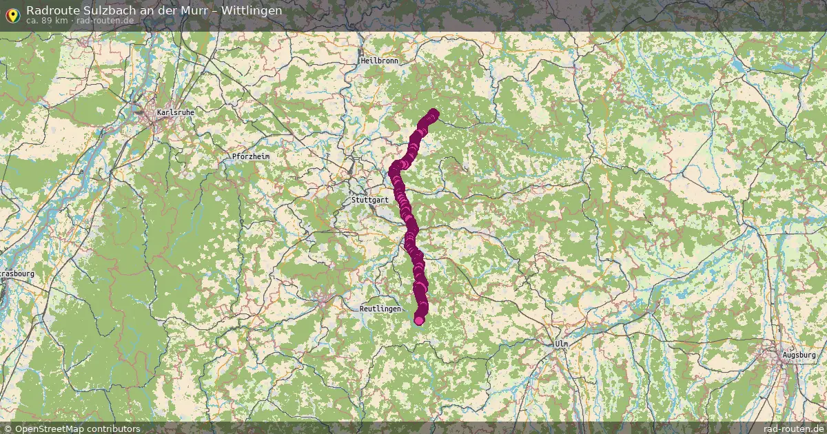 Radtour Sulzbach An Der Murr – Wittlingen