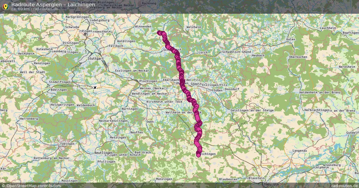 Radtour Asperglen – Laichingen