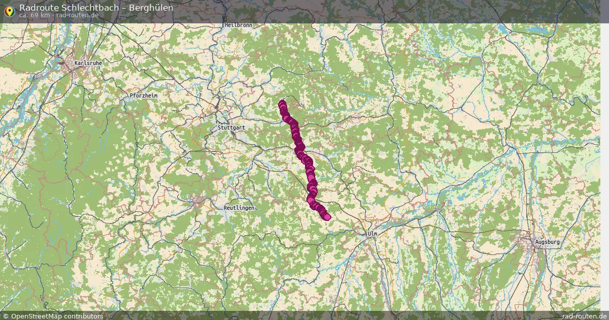 Radtour Schlechtbach – Berghülen