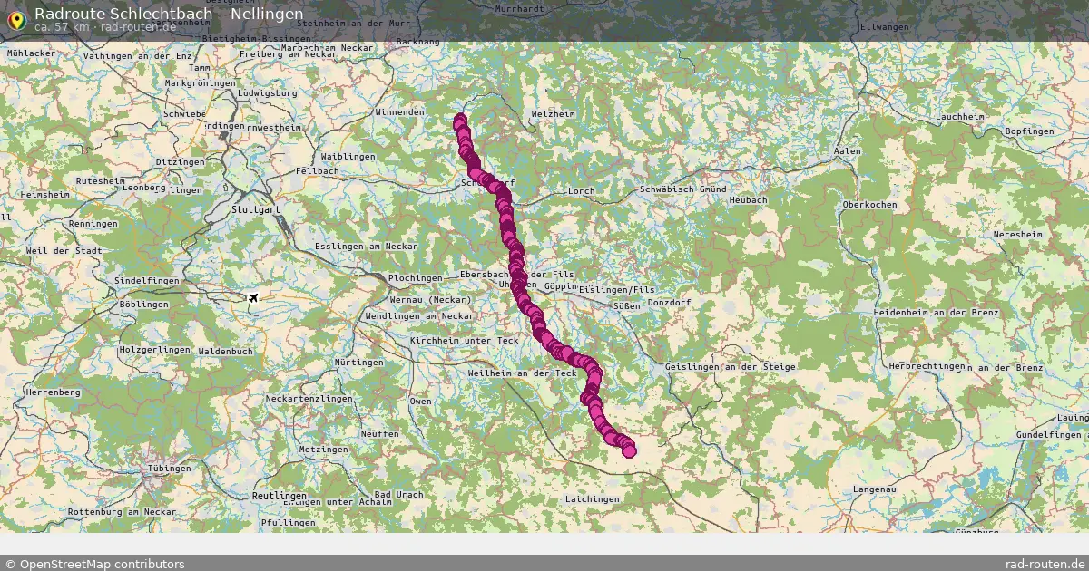 Radtour Schlechtbach – Nellingen