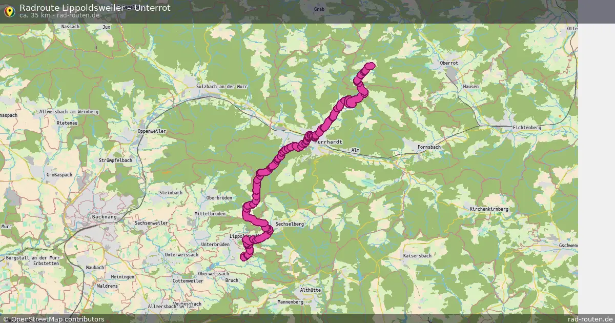 Radtour Lippoldsweiler – Unterrot