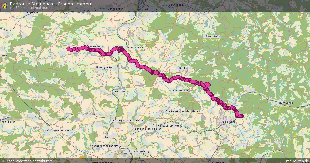 Radtour Steinbach – Frauenzimmern