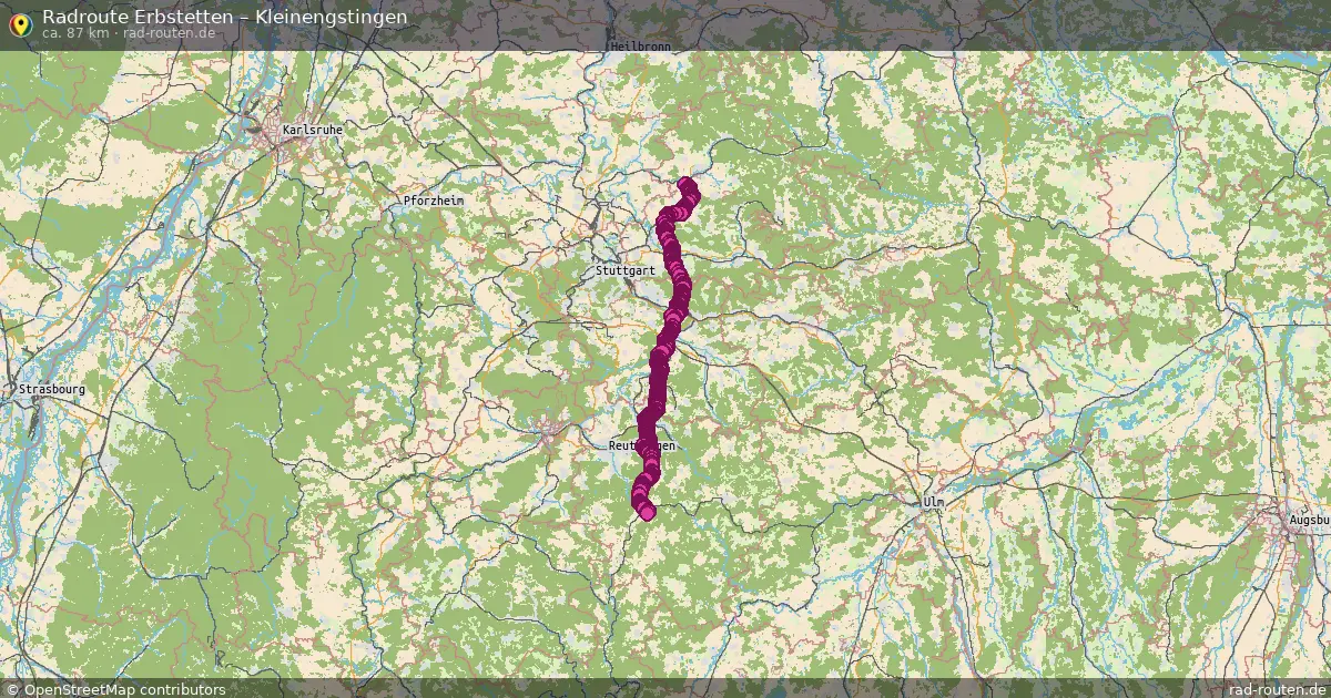 Radtour Erbstetten – Kleinengstingen