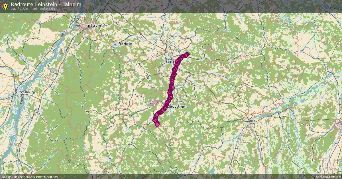 Radtour Beinstein – Talheim