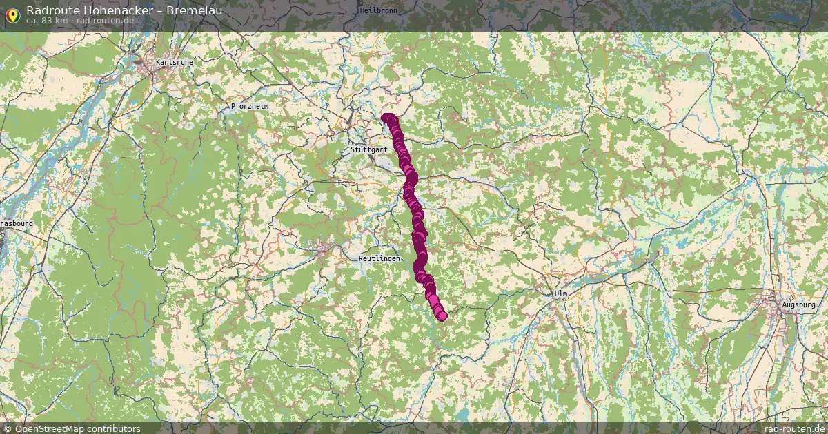 Radtour Hohenacker – Bremelau