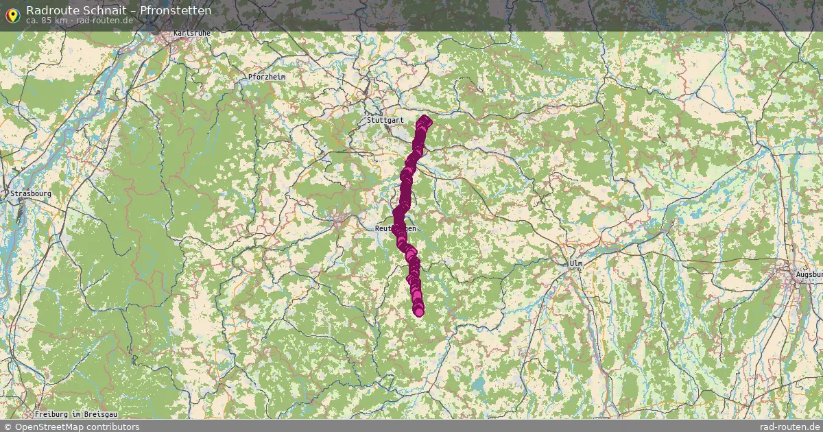 Radtour Schnait – Pfronstetten