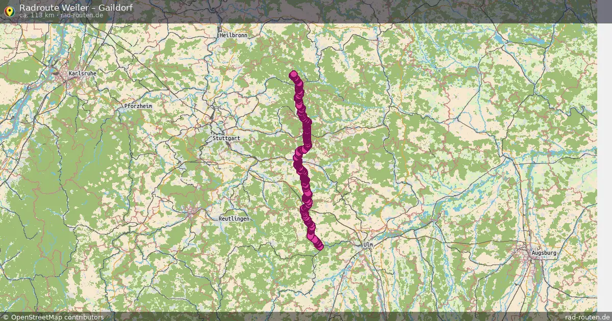 Radtour Weiler – Fichtenberg