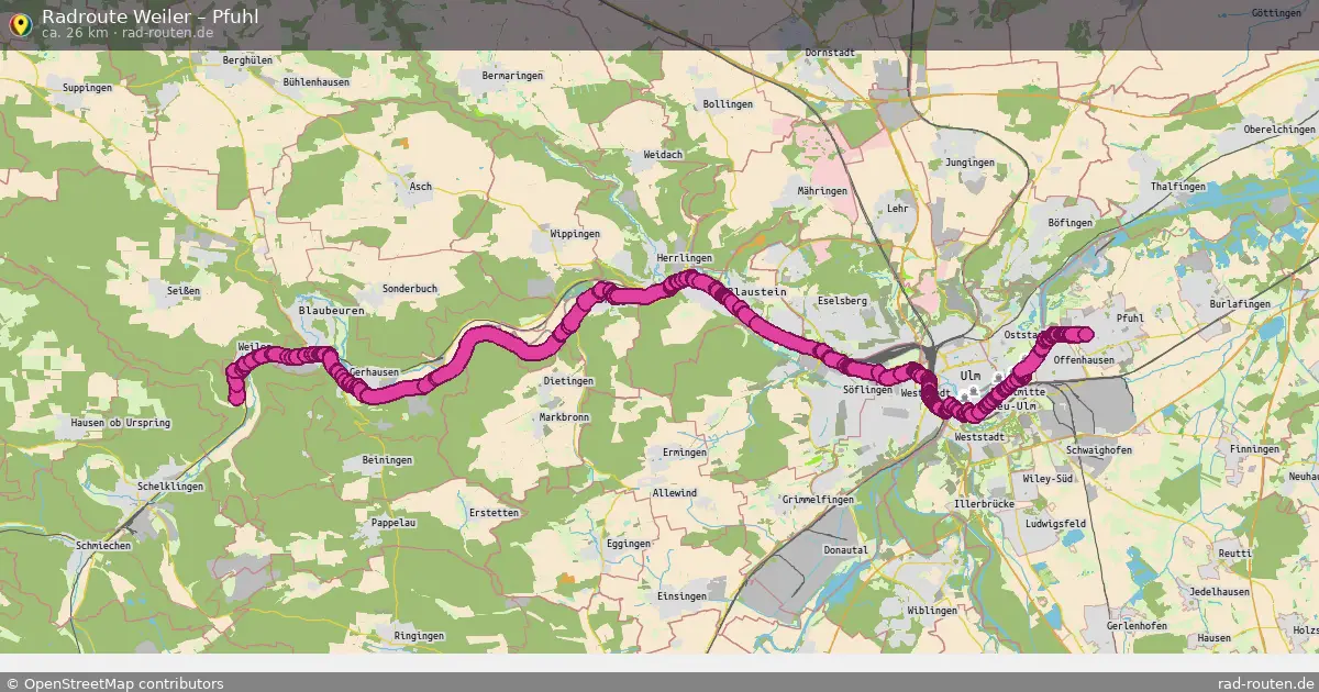 Radtour Weiler – Pfuhl