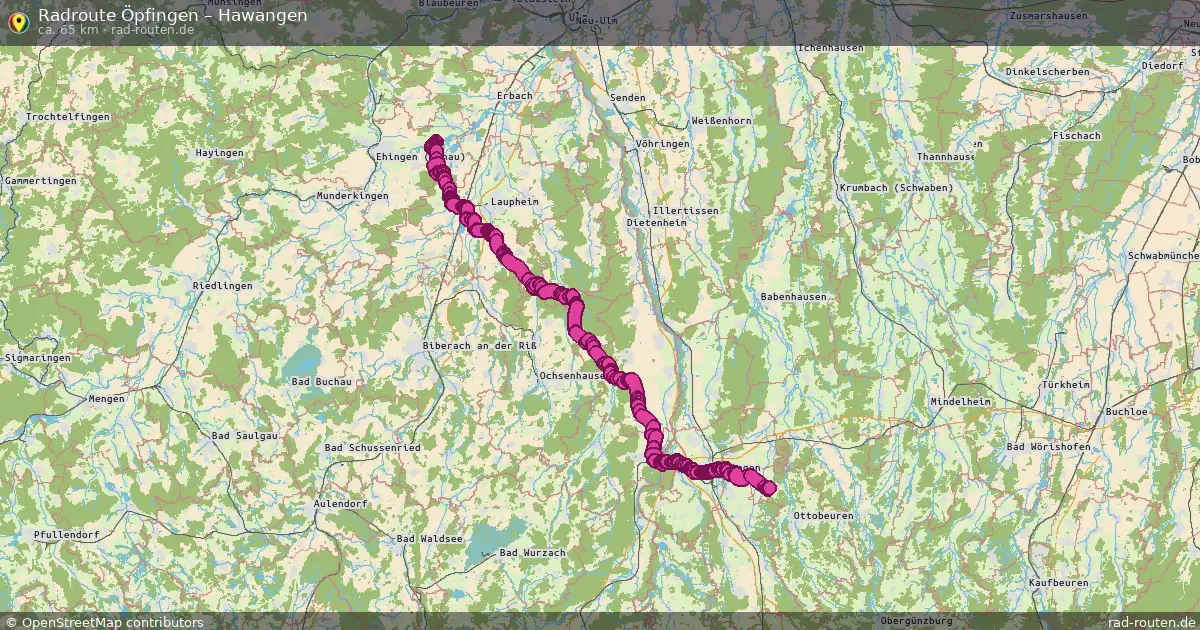 Radtour Öpfingen – Hawangen