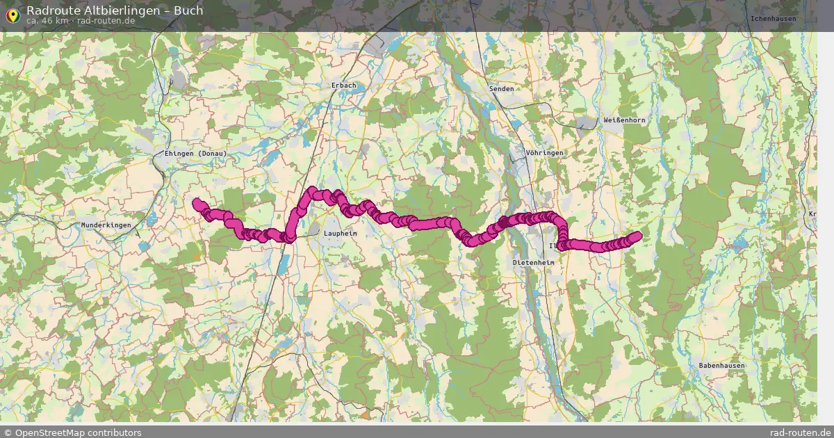 Radtour Altbierlingen – Buch