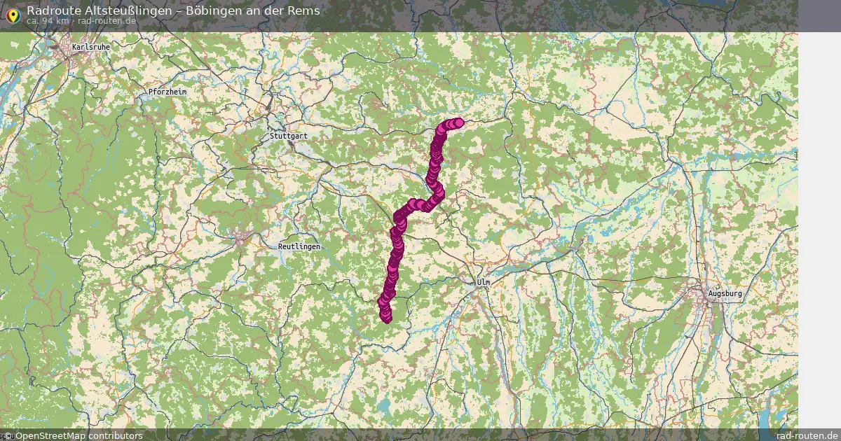 Radtour Altsteußlingen – Böbingen An Der Rems