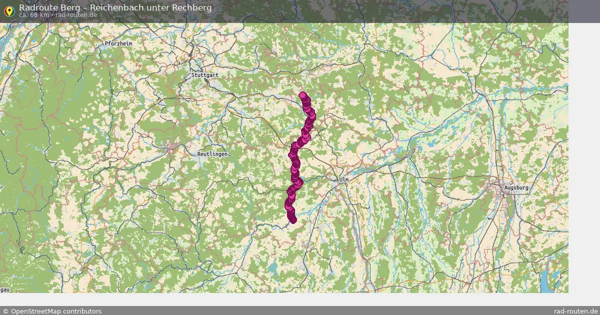 Radtour Berg – Reichenbach Unter Rechberg